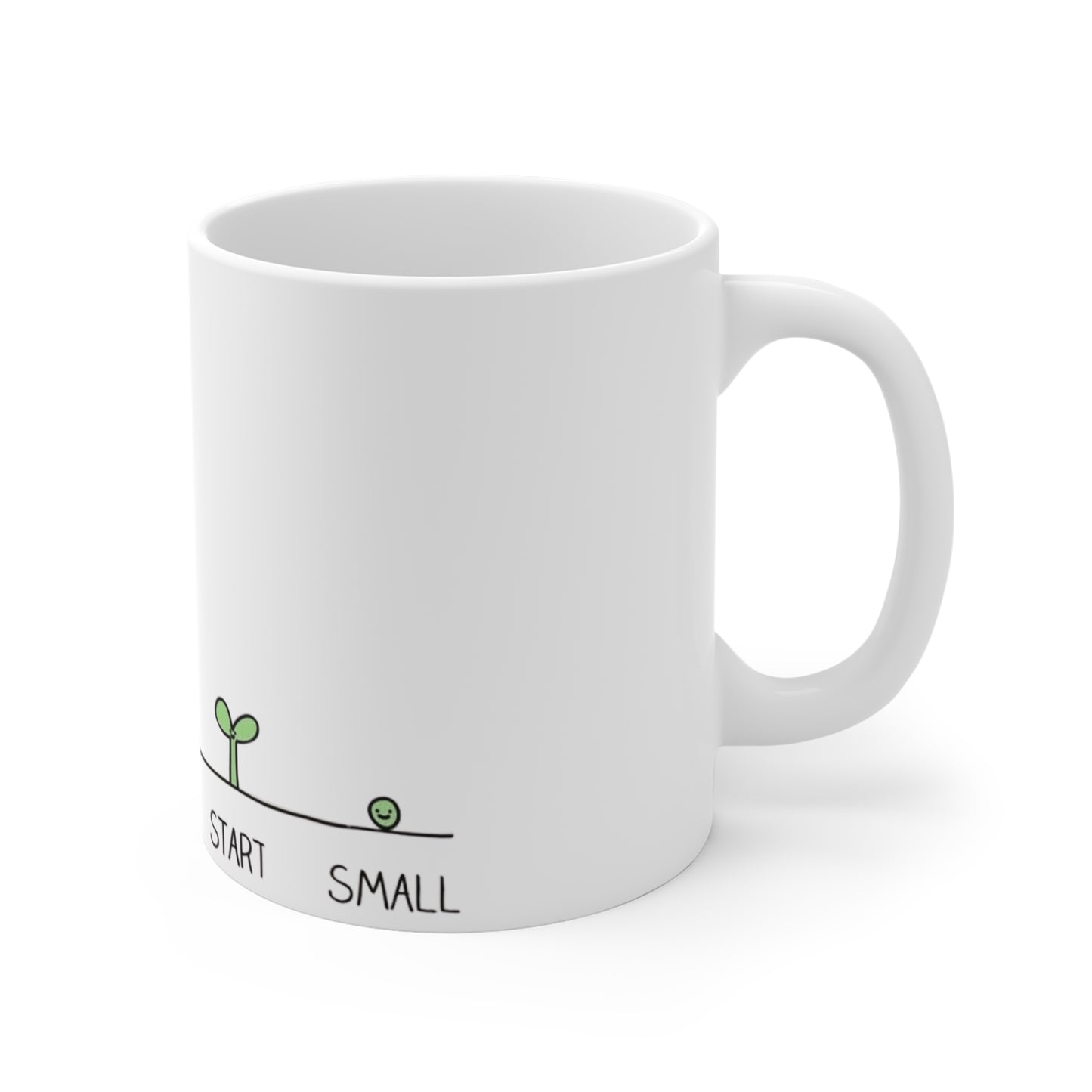 Start your day with meaning. Empowering Floral Mug | Power of Words | Inspirational Coffee Cup | Gift for Friends | Positive Affirmation | Home Decor | Self-Love