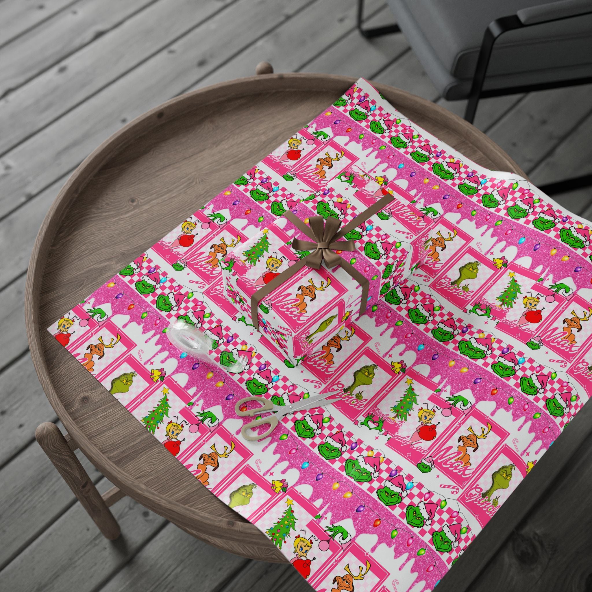Festive Wrapping Paper – Whimsical Holiday Gift Wrap | Christmas Paper Roll | Fun & Unique Gift Packaging