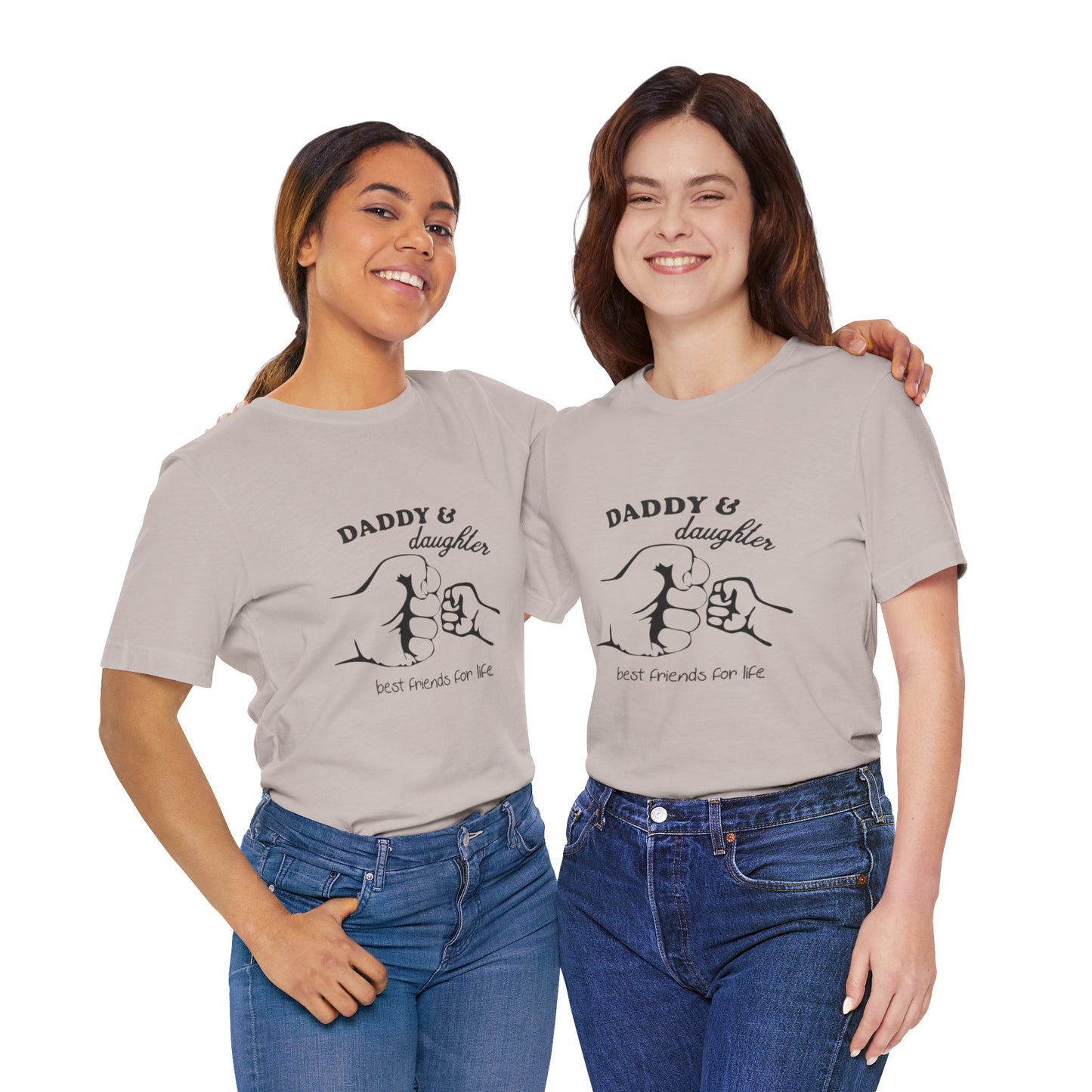 Daddy Daughter Best Friends Unisex Tee Fathers Day Gift, Family Matching Shirts, Kids & Dad Tee, Cute Parenting Apparel