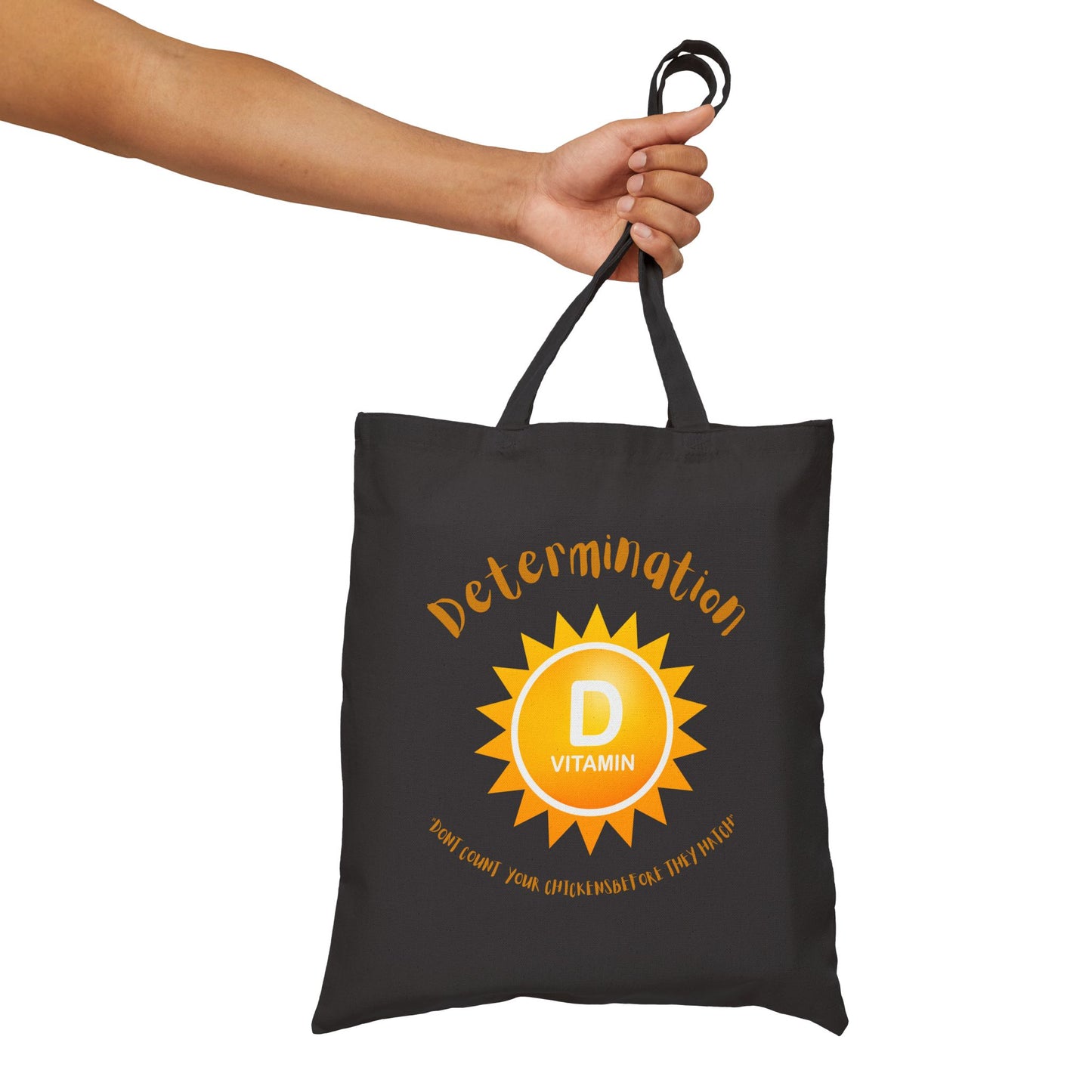 Sunshine Inspired Cotton Canvas Tote Bag - Motivational, Sustainable, Eco-Friendly, Summer Accessory, Gift for Her