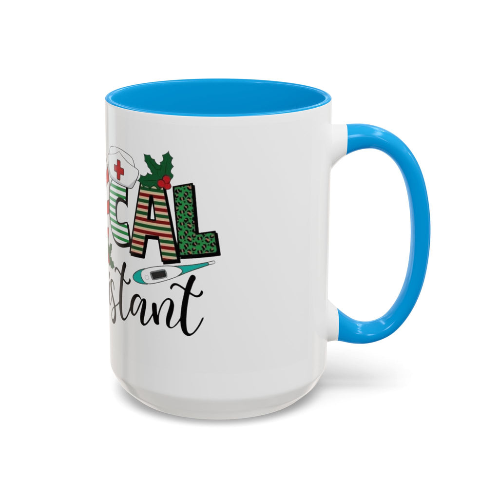 Medical Assistant Christmas Mug — Festive Colorful 11oz/15oz Coffee Cup Medical Christmas Mug