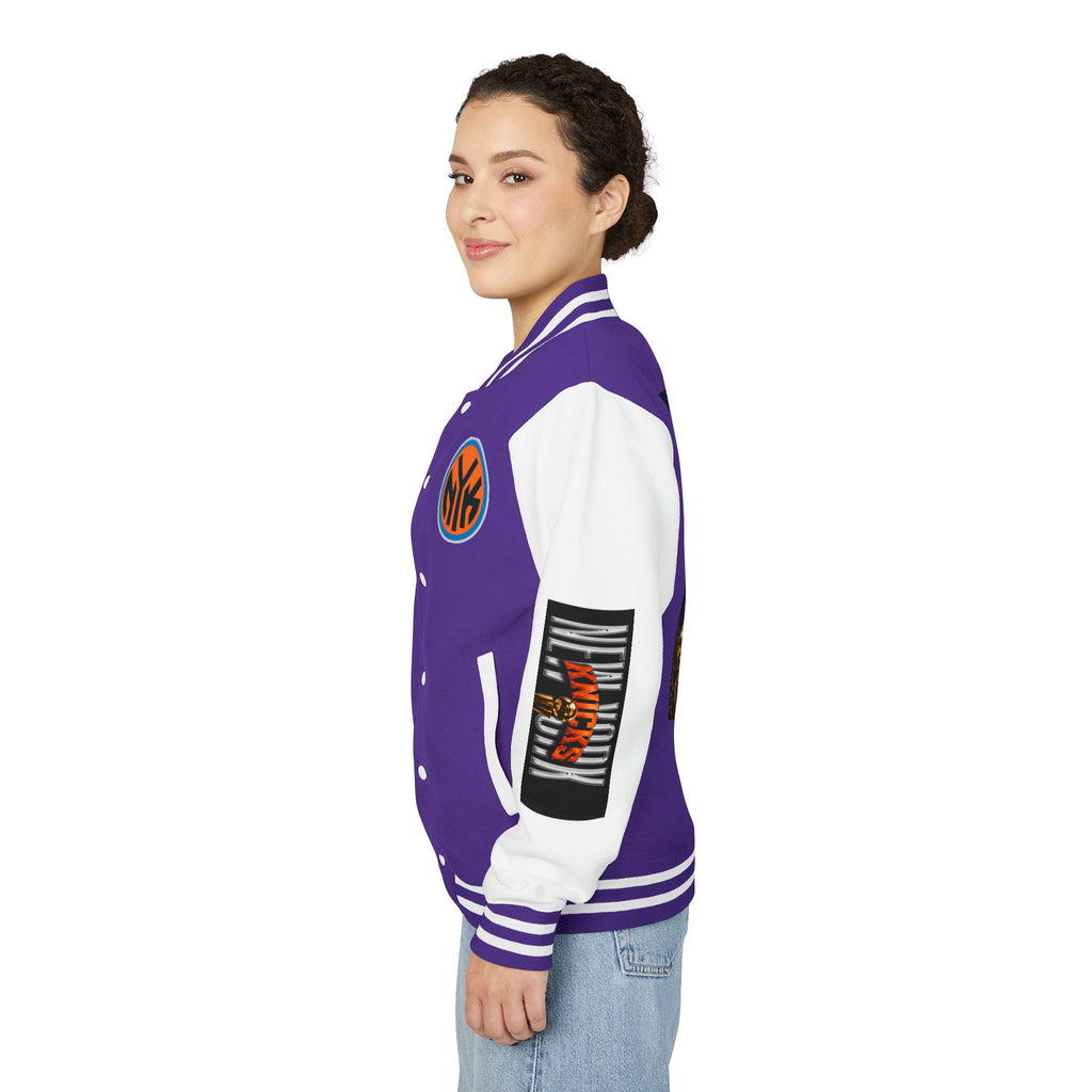Basketball-Inspired Letterman Jacket — Men's Retro Varsity Sports Jacket Jose AlvarTribute Varsity Jacket