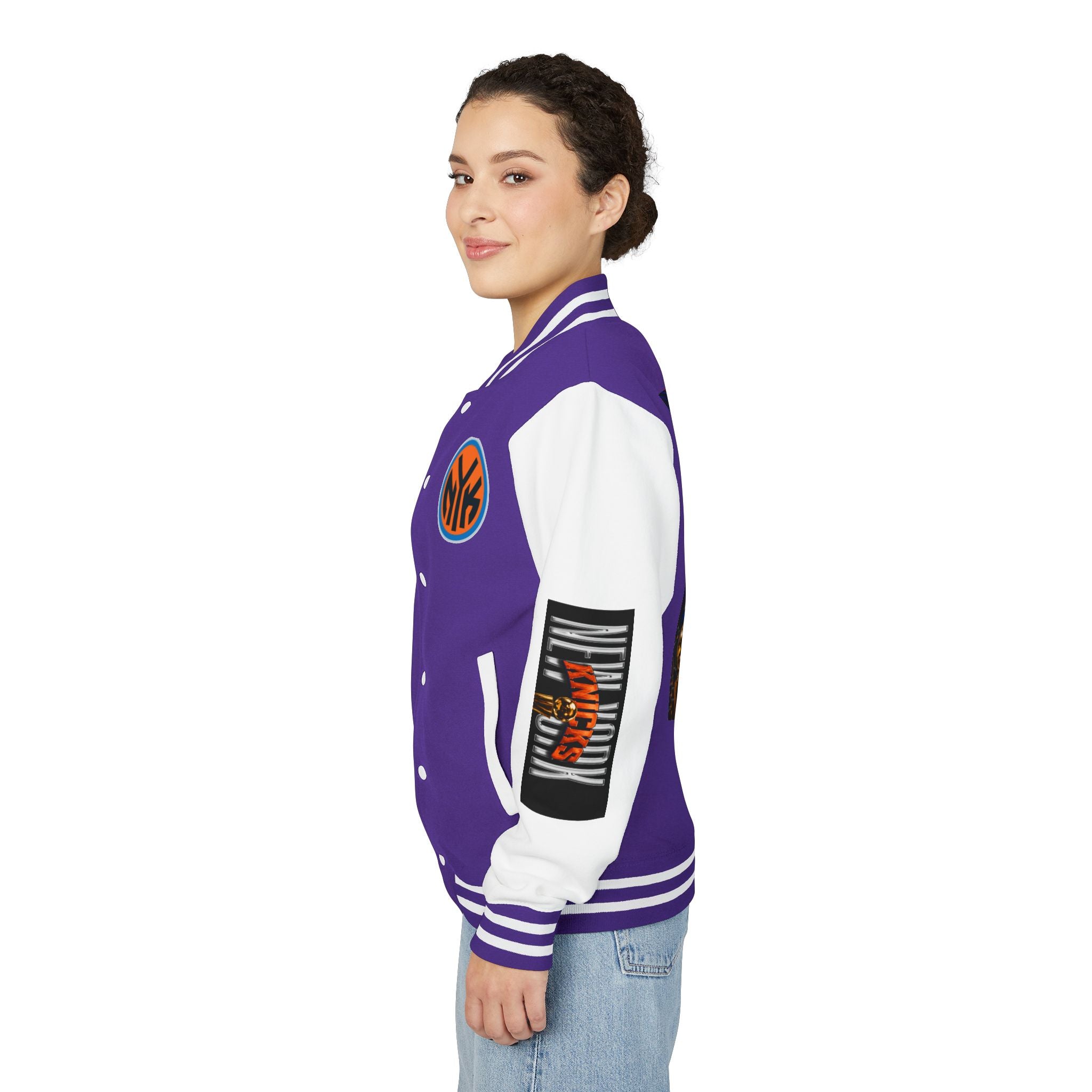 Basketball-Inspired Letterman Jacket — Men's Retro Varsity Sports Jacket Jose AlvarTribute Varsity Jacket