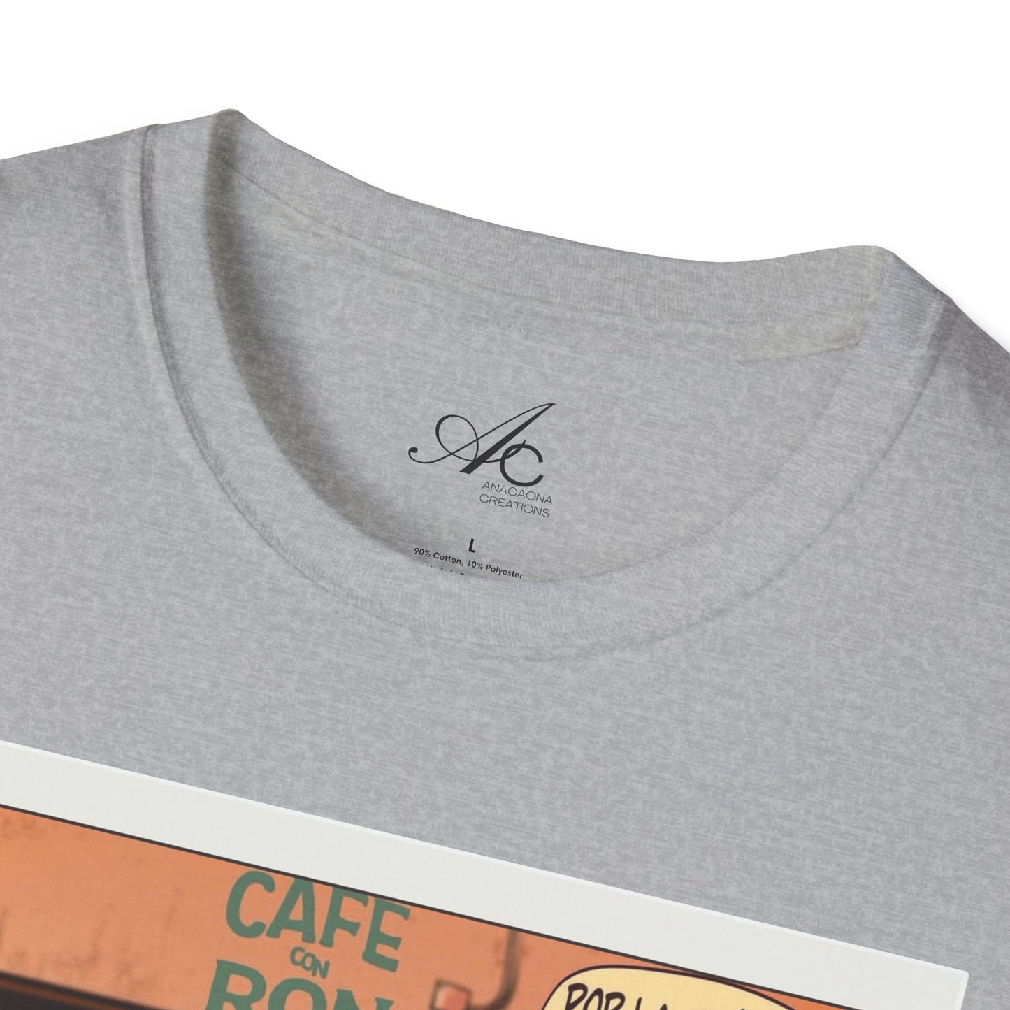 POR LA MANANA CAFE  Coffee Lovers, Casual Wear, Unisex Fashion Proud Puerto Rican Tee  Puerto Rican Heritage Shirt