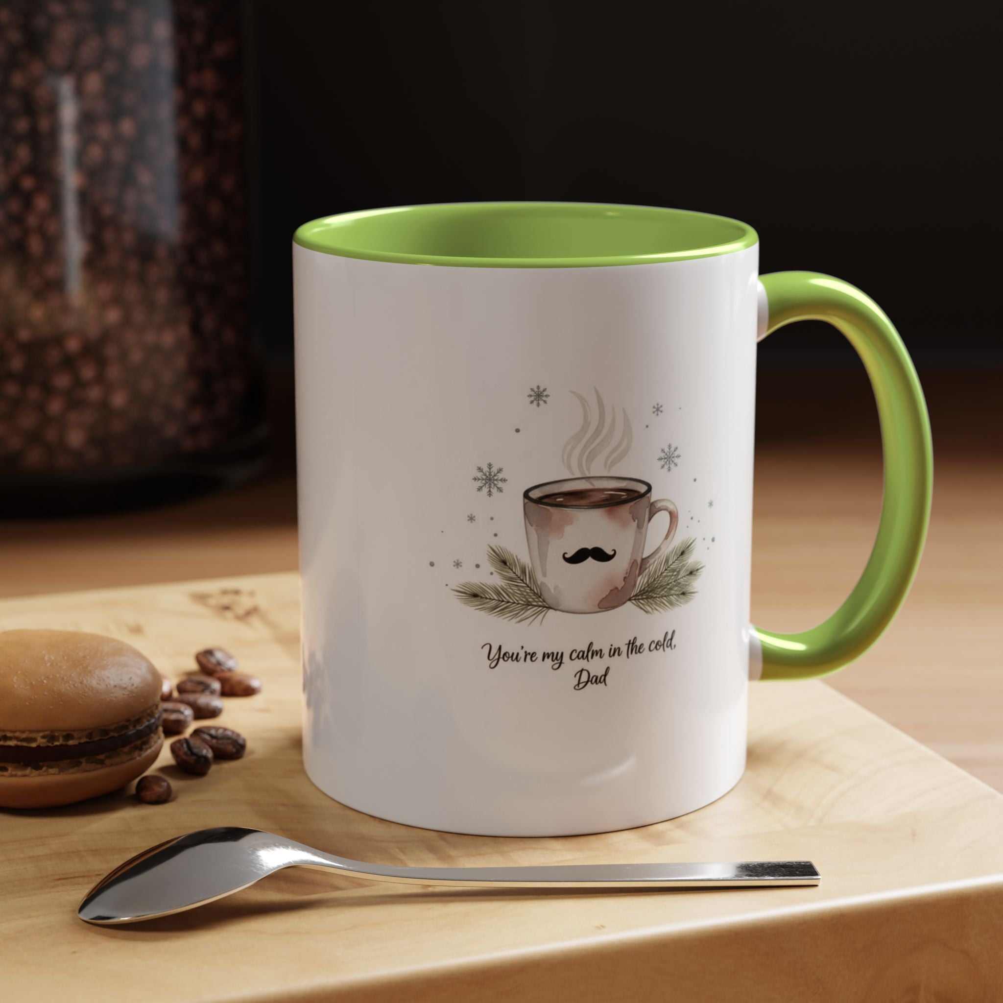 Holiday Coffee Cups with Festive Quotes & Designs Personalized Dad Coffee Mug You're my reason in the world