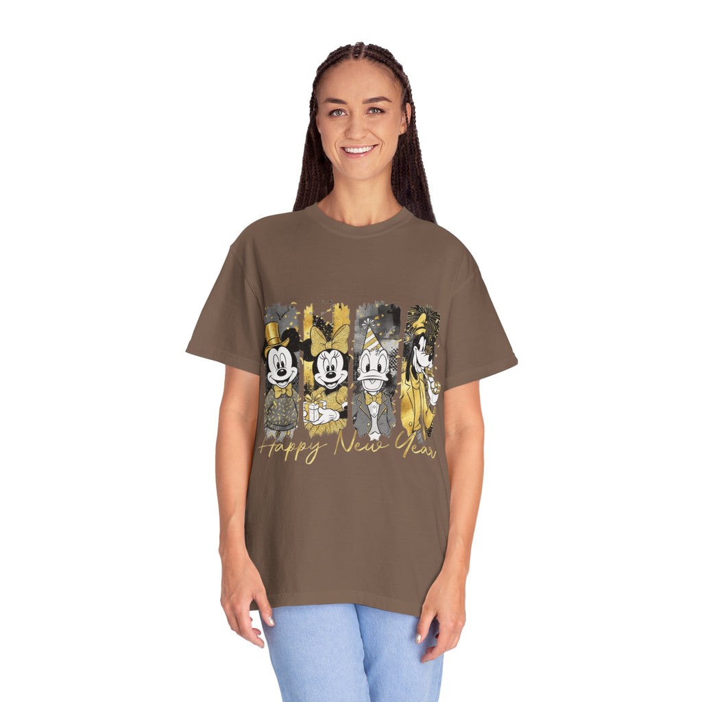 New Year Mickey & Friends T-Shirt  'Happy New Year' Graphic Tee
