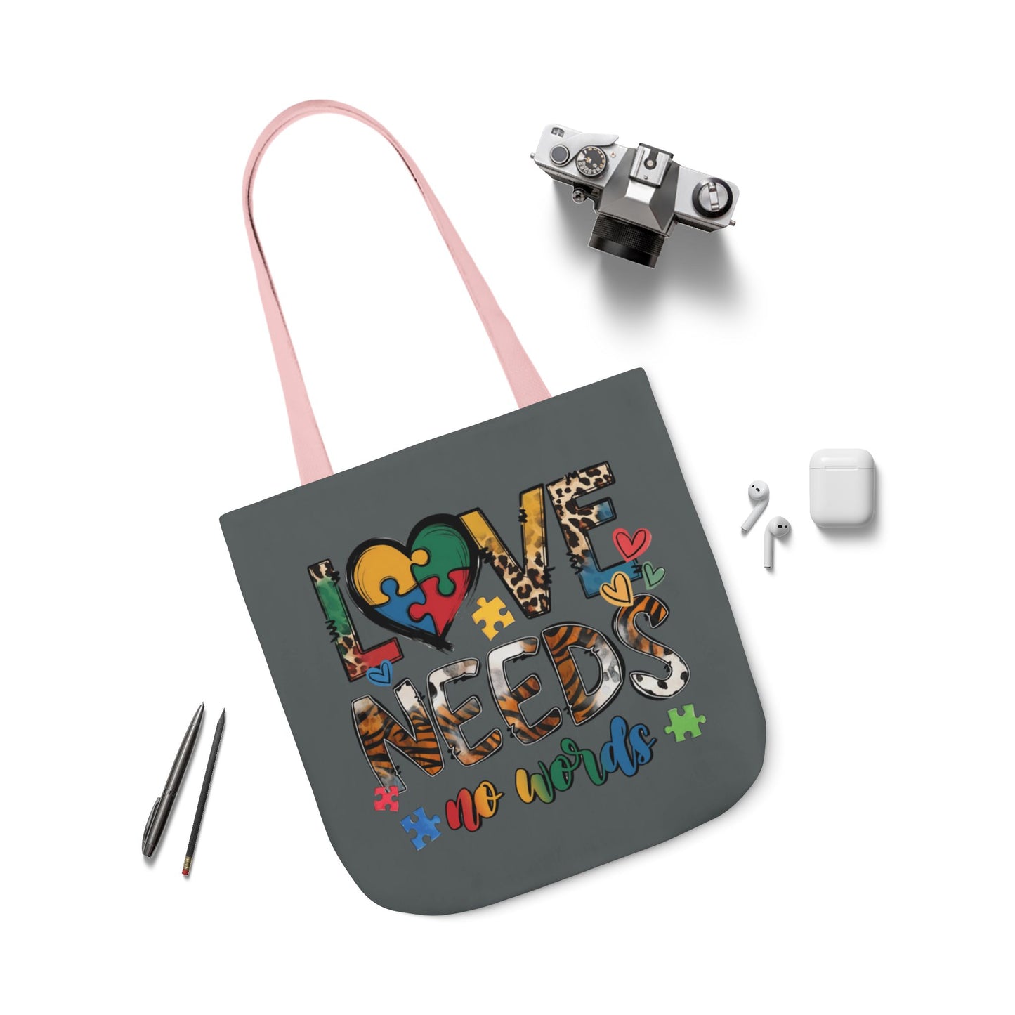 Colorful Love Needs Tote Bag