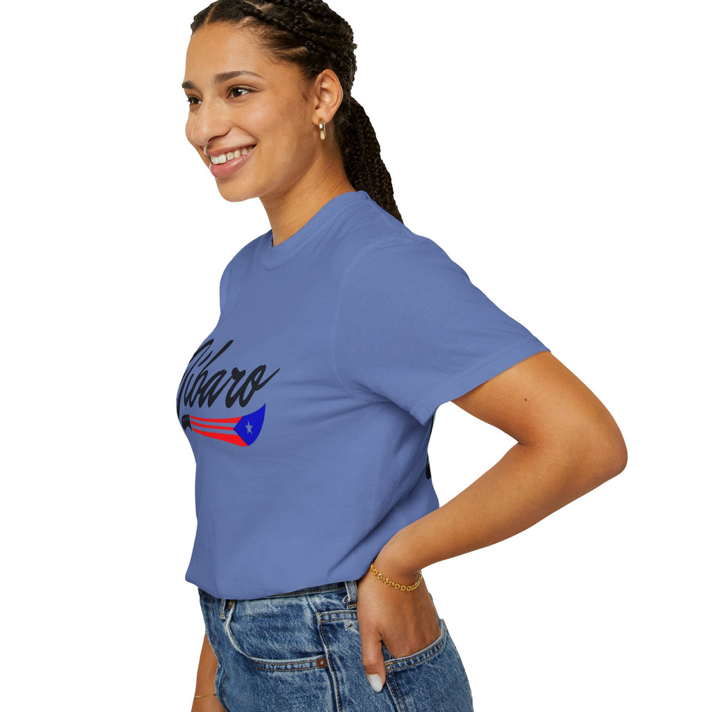 T-Shirt  "Jíbaro" Puerto Rican Heritage Tee (Back Machete  Sombrero de Paja Design) Puerto Rico’s Navidades