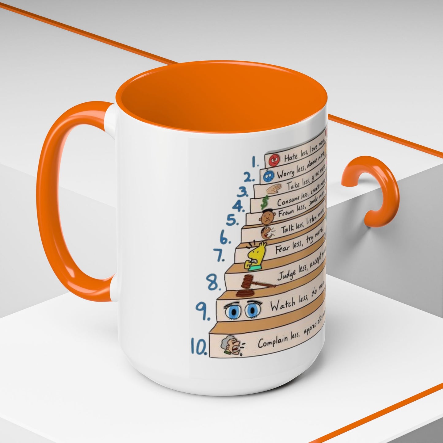 ☕ Start Your Day with Meaning Motivational Gift, Self-Care Mug, Unique Home Decor, Joyful Drinkware