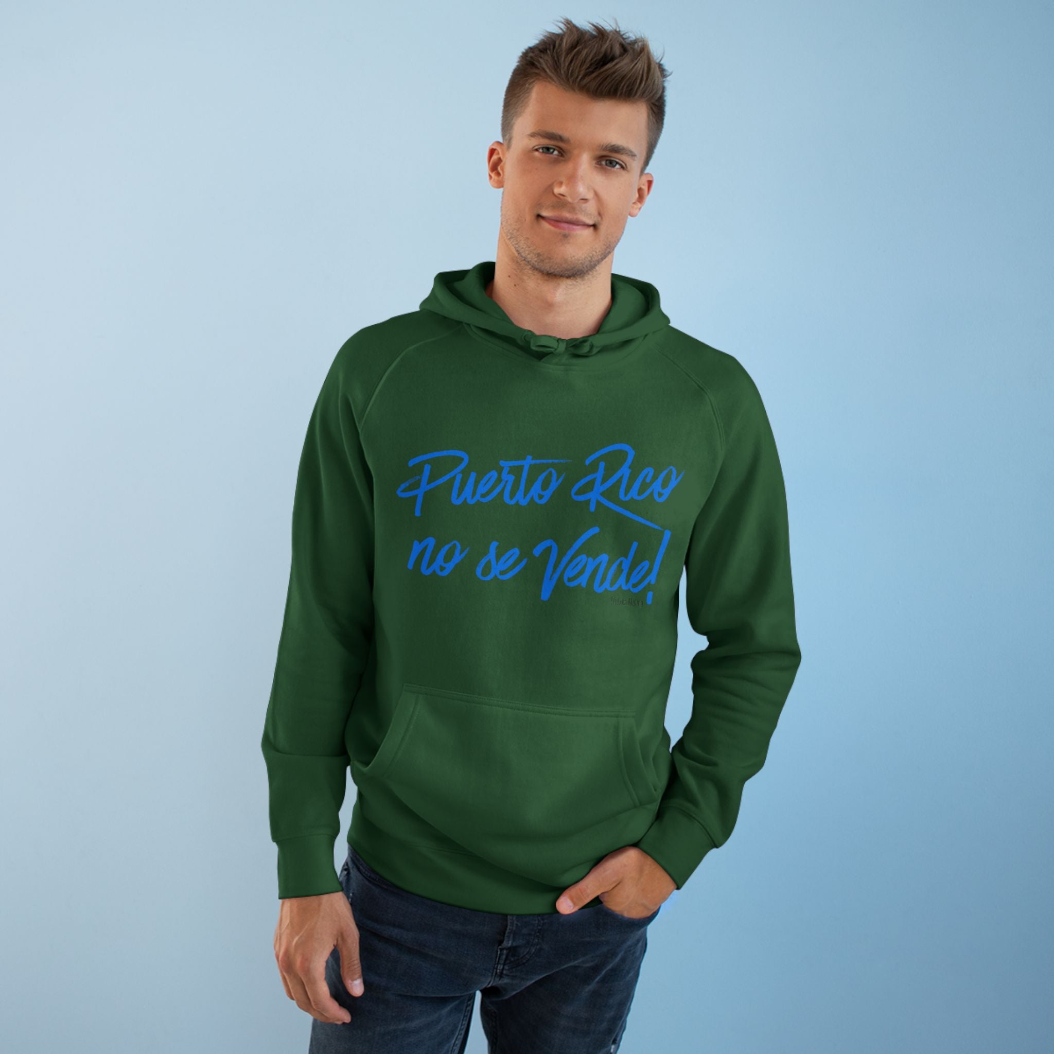 Hoodie  "Puerto Rico No Se Vende" Script Protest Pullover