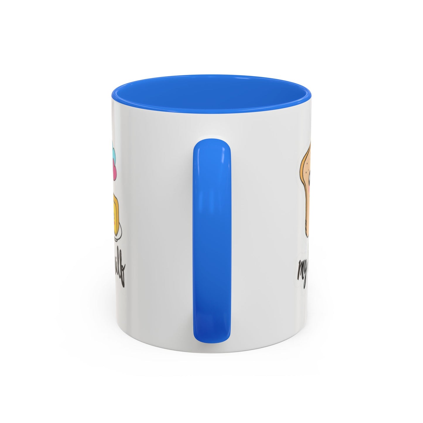 Motivational & Funny Quote Mugs Uplifting Coffee Cup Gifts Cute Foodie Relationship Mug My Butter Half Design, Colorful 11oz & 15oz