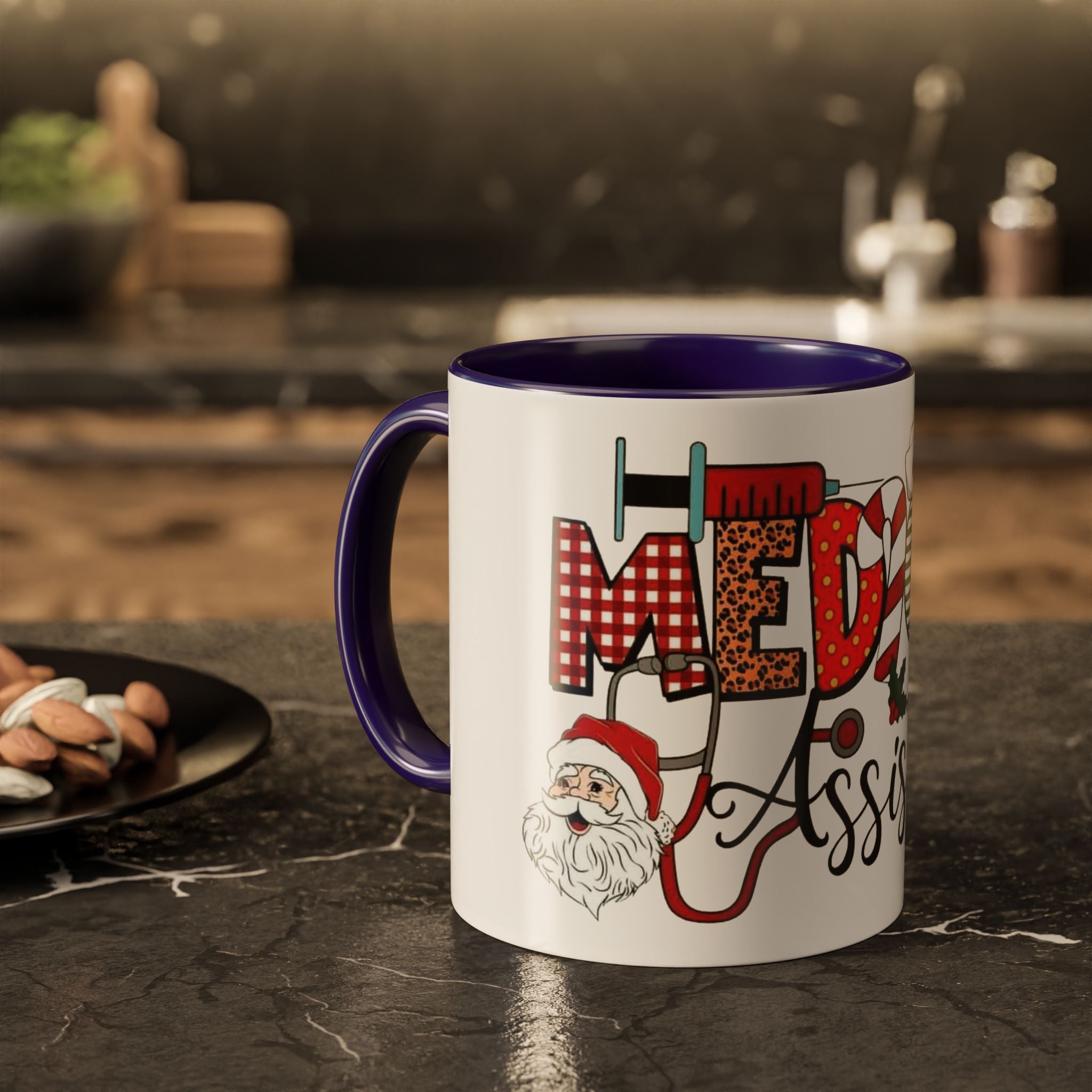Medical Assistant Christmas Mug — Festive Colorful 11oz/15oz Coffee Cup Medical Christmas Mug