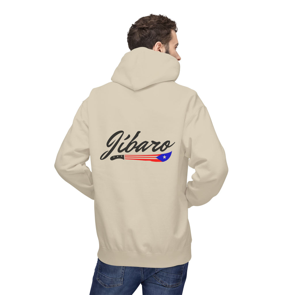 Gíbaro Hoodie  Puerto Rican Pride Pullover with Flag Machete Design