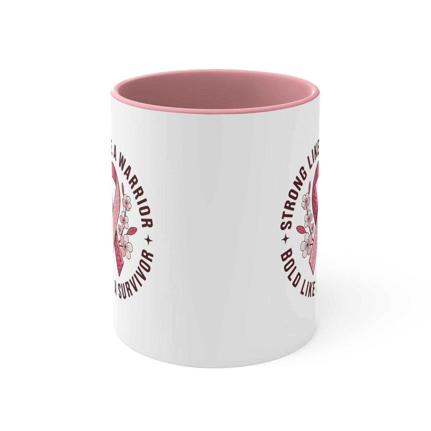 Empowering Survivor Mug - Strong Like a Warrior CancerSurvivor HopeMug
