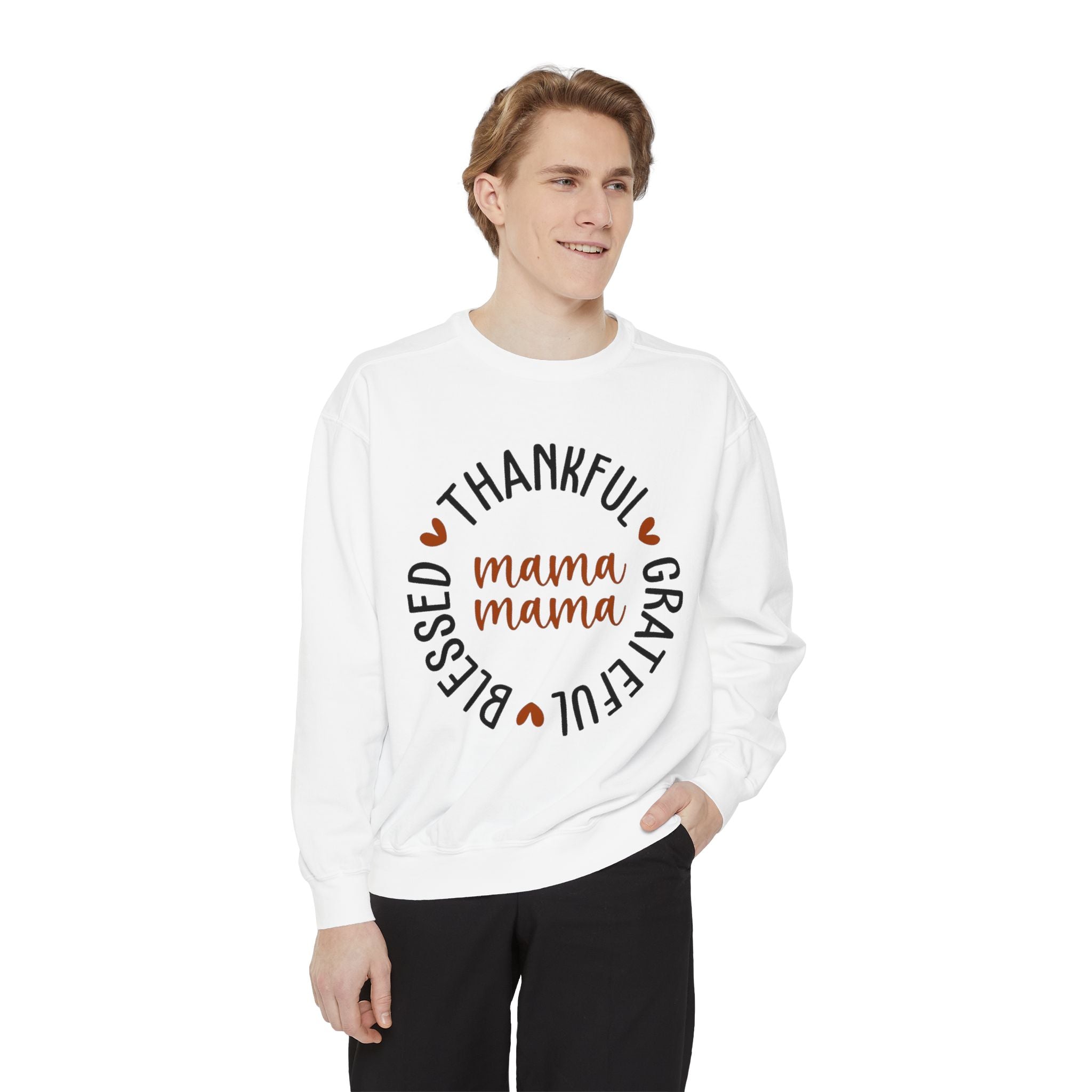 MOM  Sweatshirt Thankful Grateful Blessed "Mama Mama" Sweatshirt