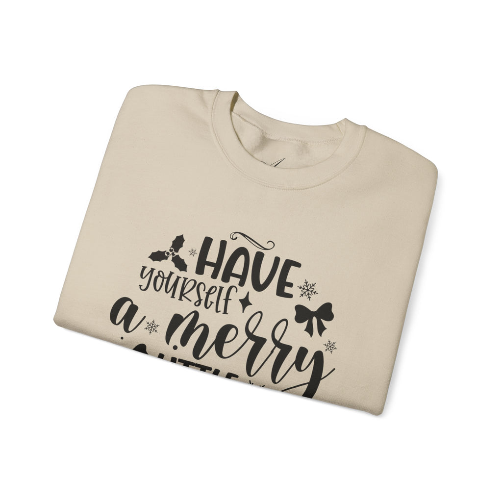 Xmas Shirts & Sweaters | Funny, Cute & Classic Christmas Designs Merry Christmas Crewneck Sweatshirt - Cozy Unisex Holiday Apparel