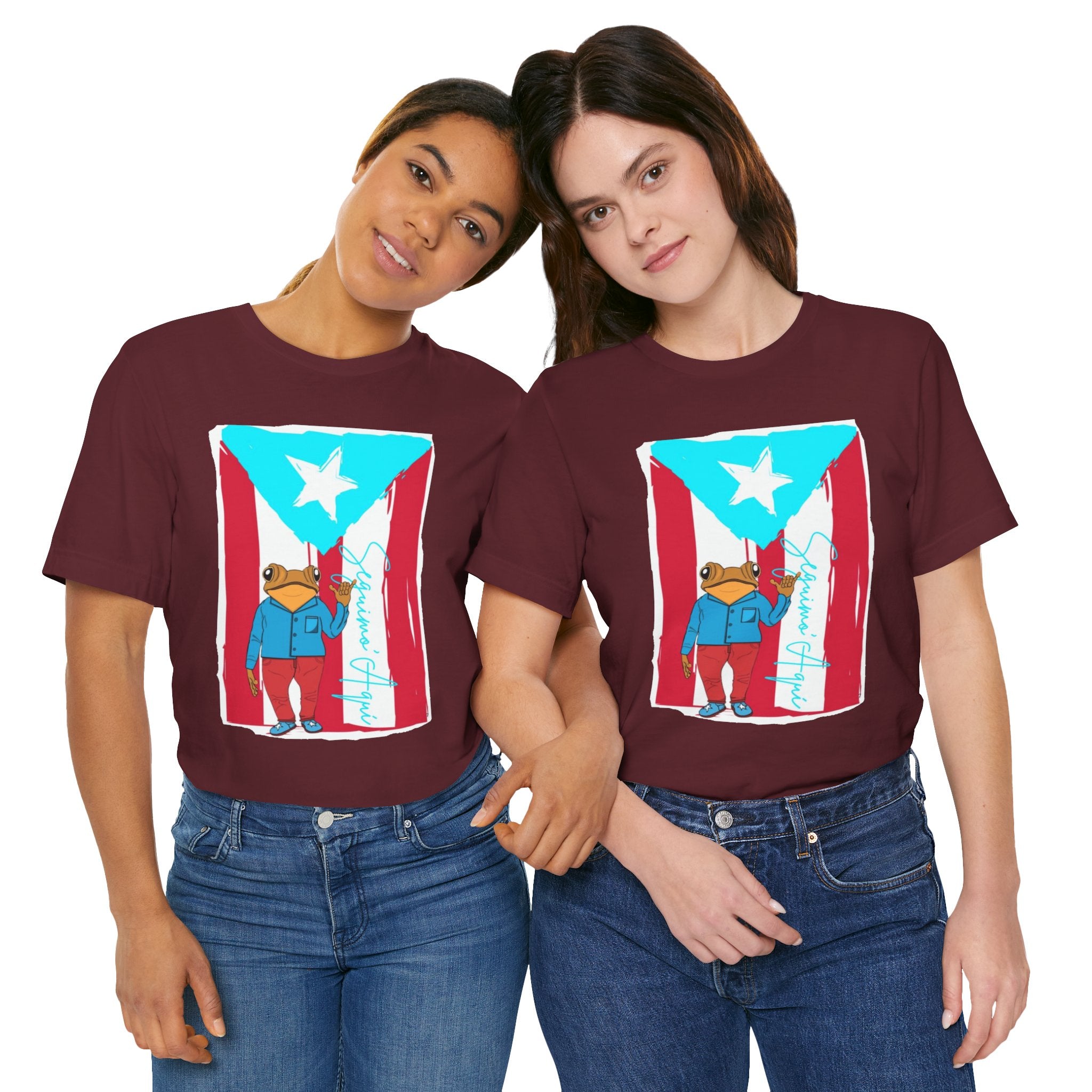 Puerto Rican Coqui Flag T‑Shirt  Boricua Pride Tee