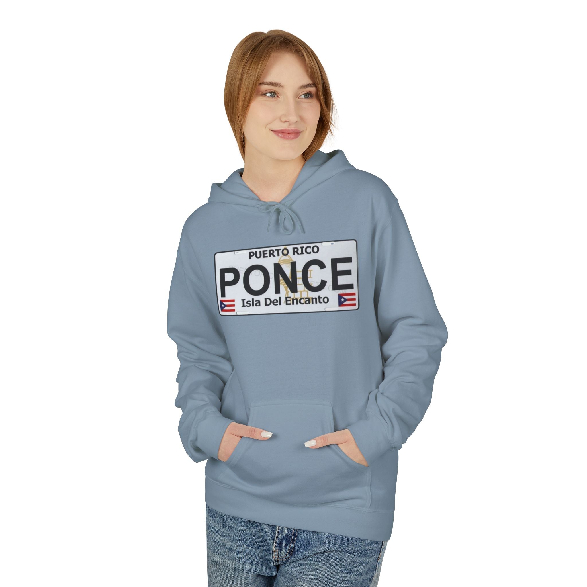 Ponce Puerto Rico License Plate Hoodie Isla Del Encanto Pullover