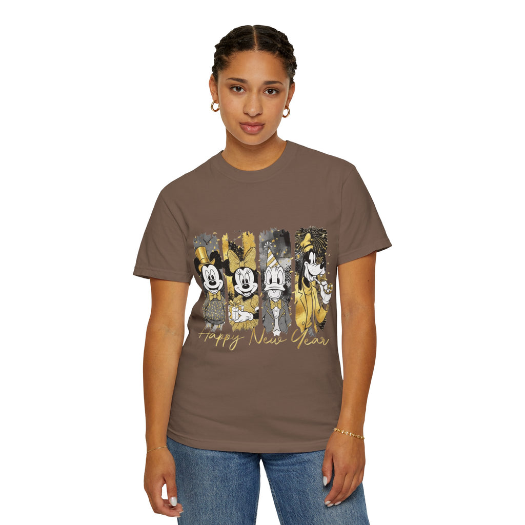 New Year Mickey & Friends T-Shirt  'Happy New Year' Graphic Tee