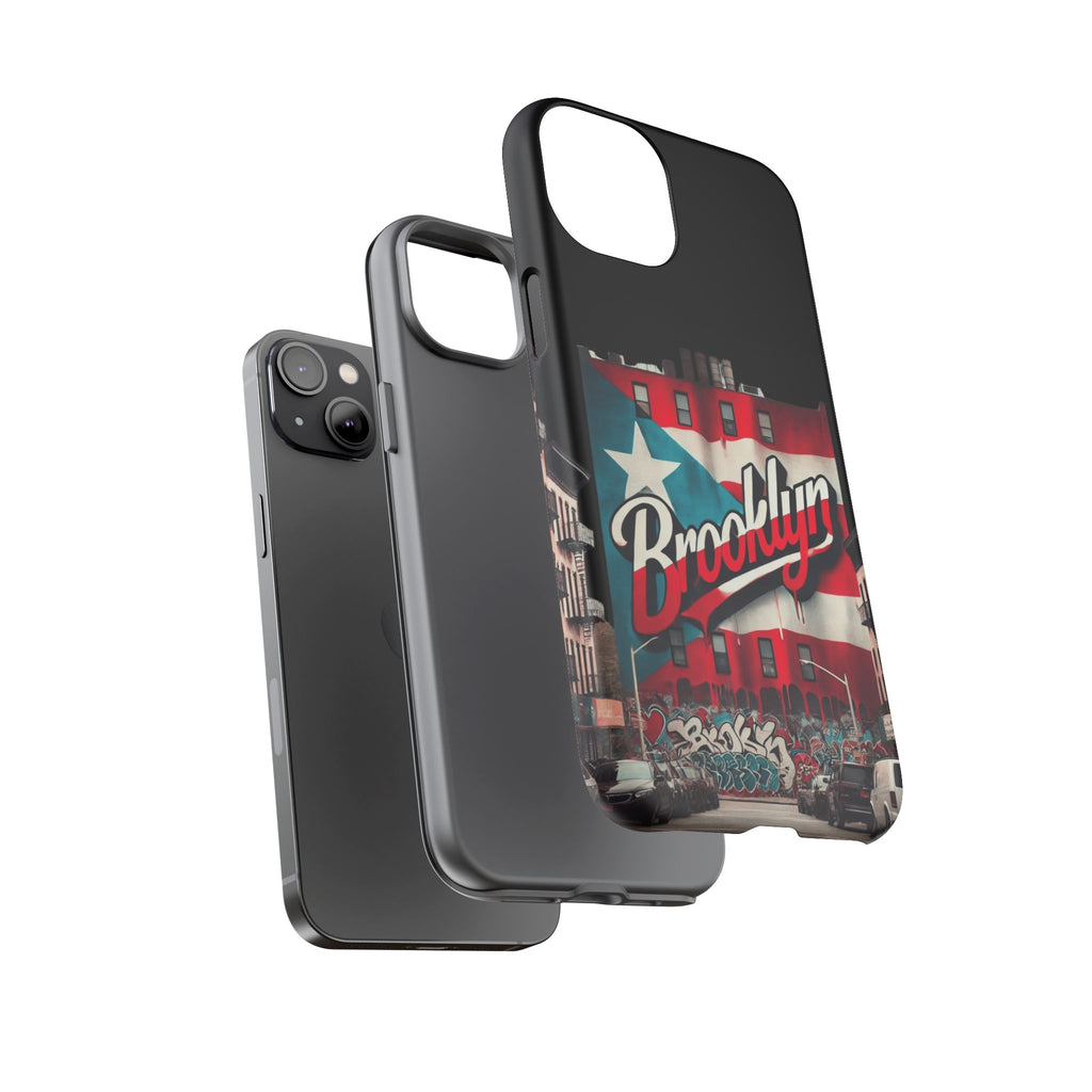 Brooklyn Street Art Phone Case  Urban Graffiti Protective Cover