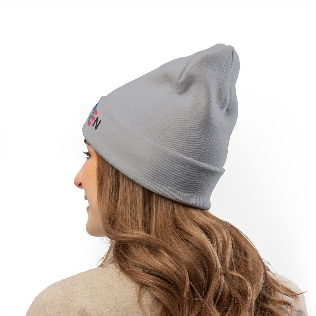 Boricua Winter Beanie – Puerto Rico Pride Knit Hat — Colorful Borough Icon Letters