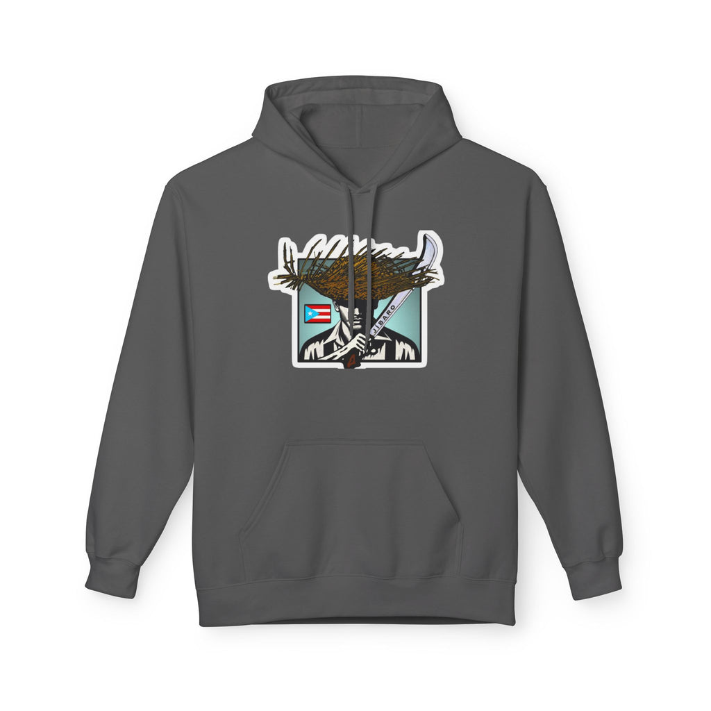 Gíbaro Hoodie  Puerto Rican Pride Pullover with Flag Machete Design
