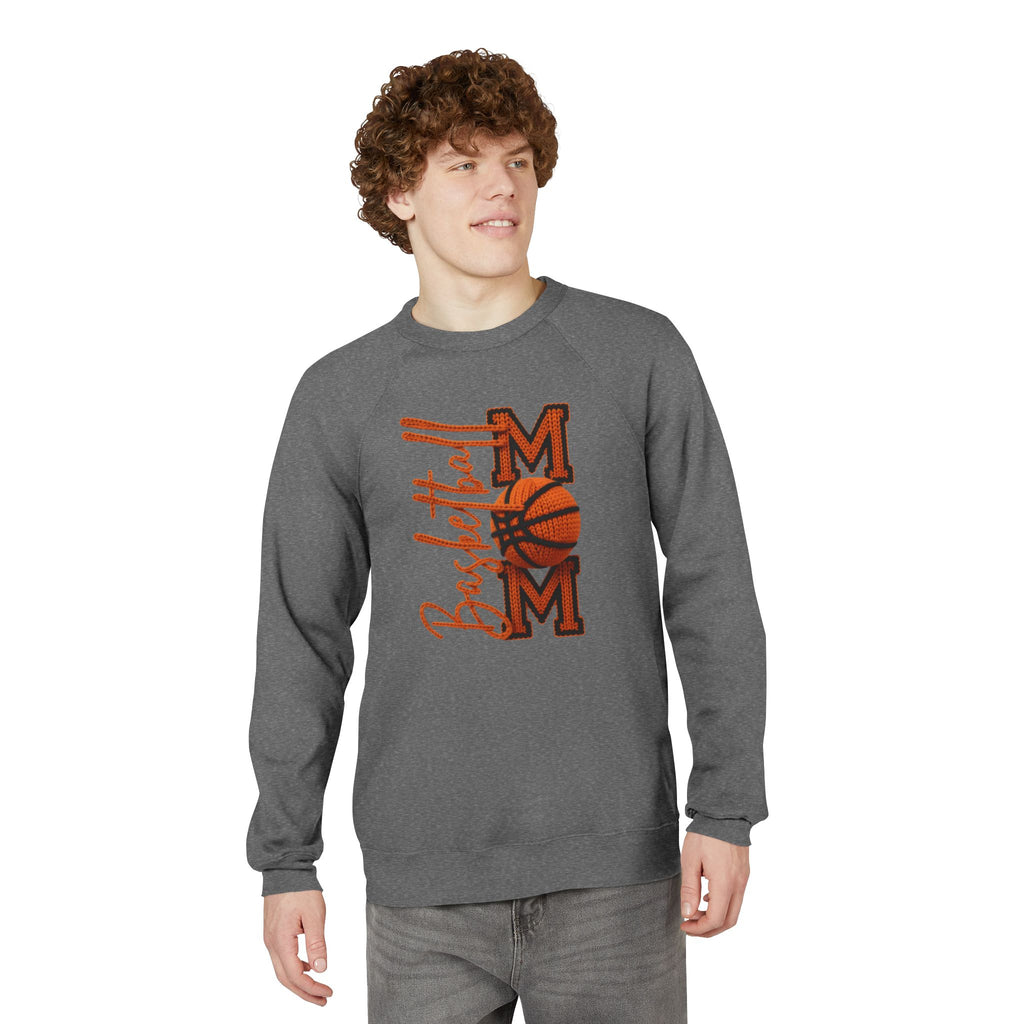 Basketball Mom Sweatshirt  Vintage Orange Hoop Mom Crewneck
