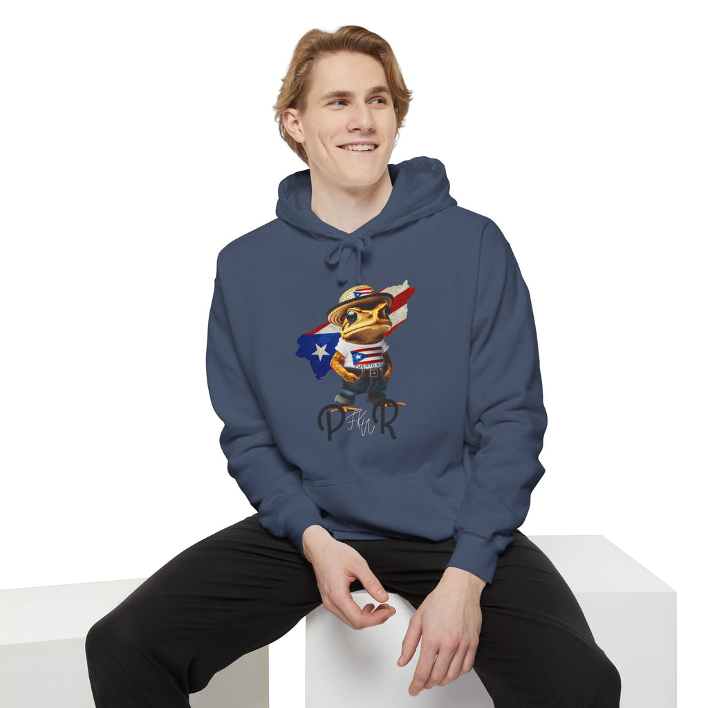Camiseta y Sudadera Unisex con Bordado – Diseño de Puerto Rico Puerto Rico Embroidered T-Shirt & Unisex Crewneck Sweatshirt