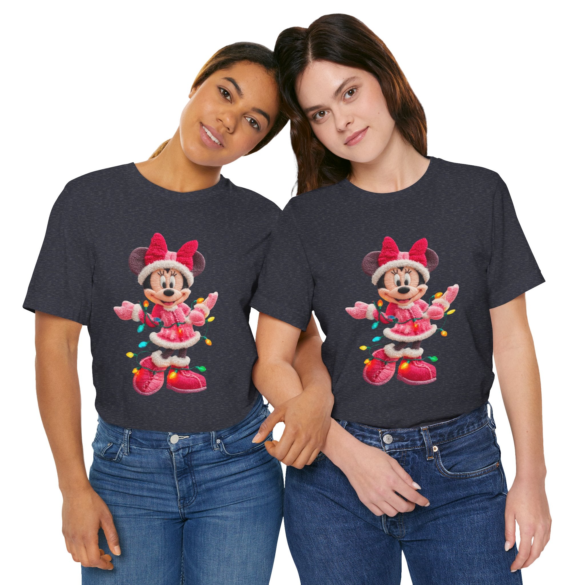 Minnie Mouse Holiday Lights T-Shirt Festive Holiday Designs