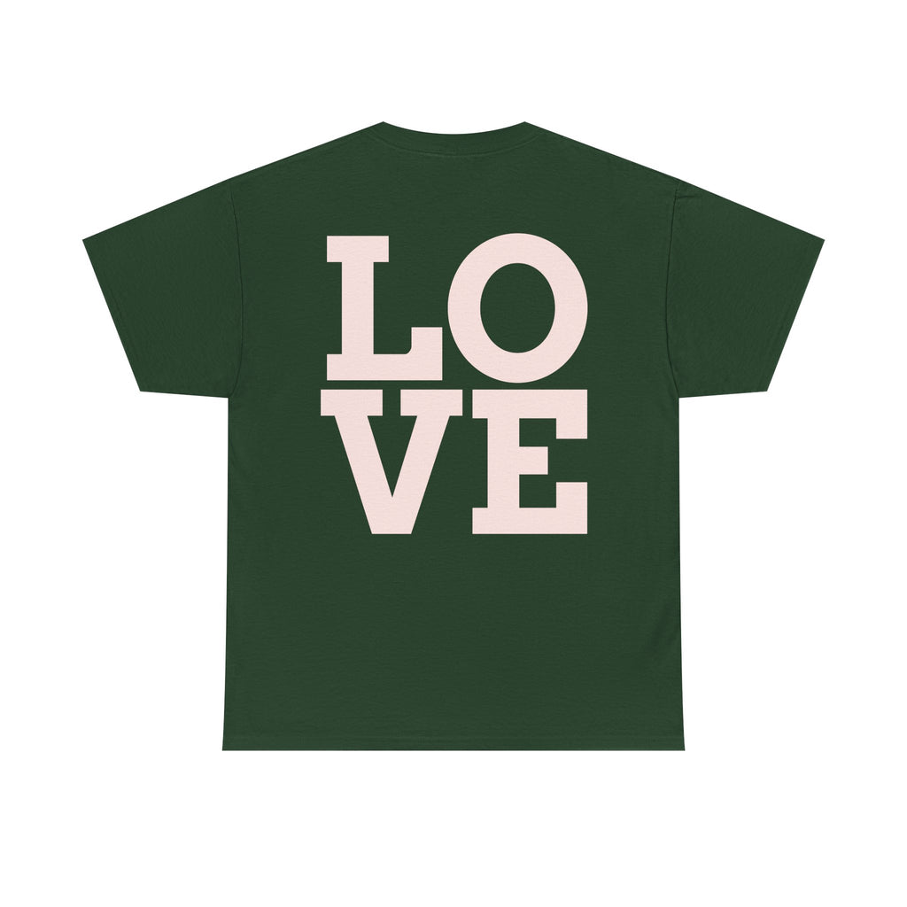Pink Heart Cherries Tee  LOVE Graphic Valentine T-Shirt