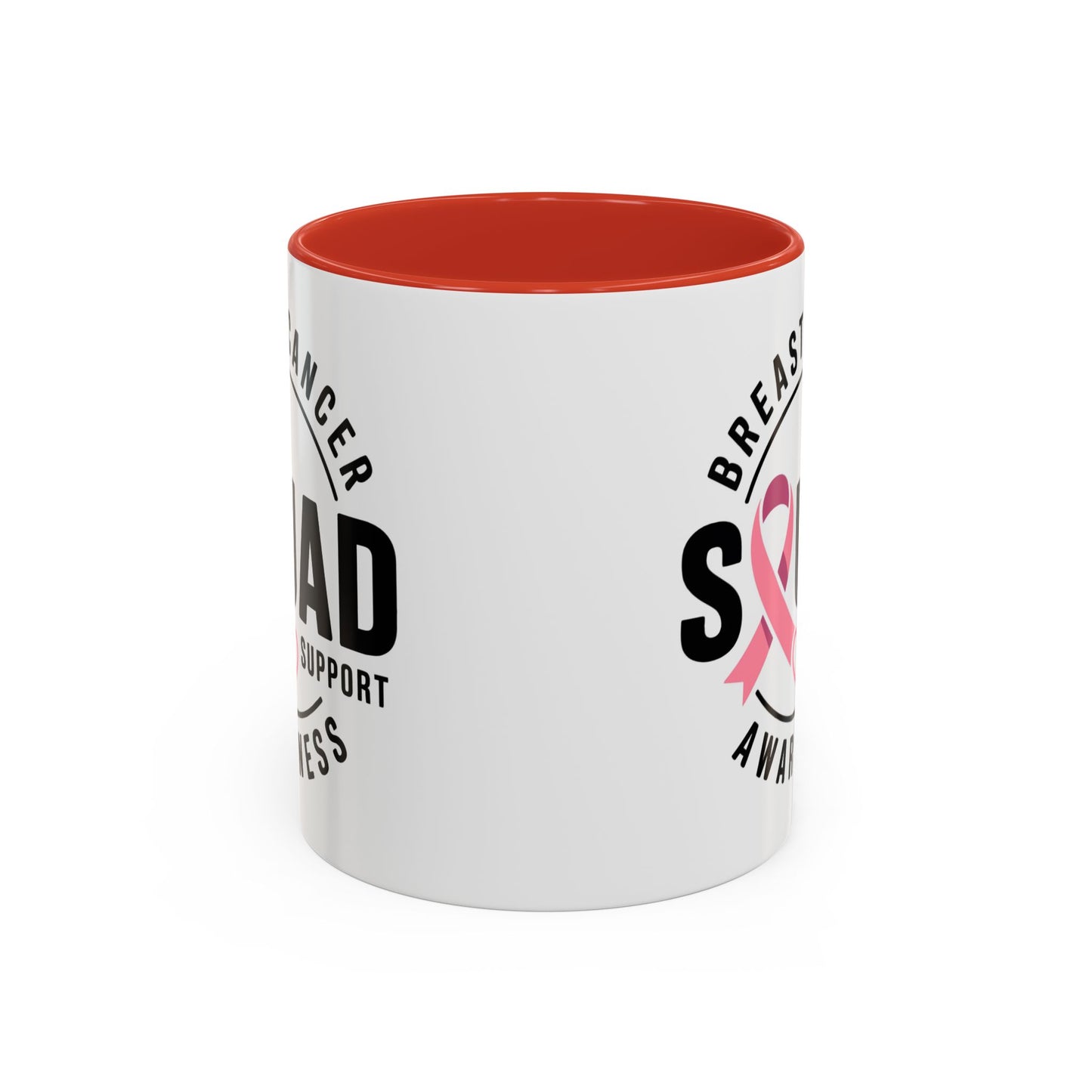 Breast Cancer Awareness Coffee Mug - Support Your Squad