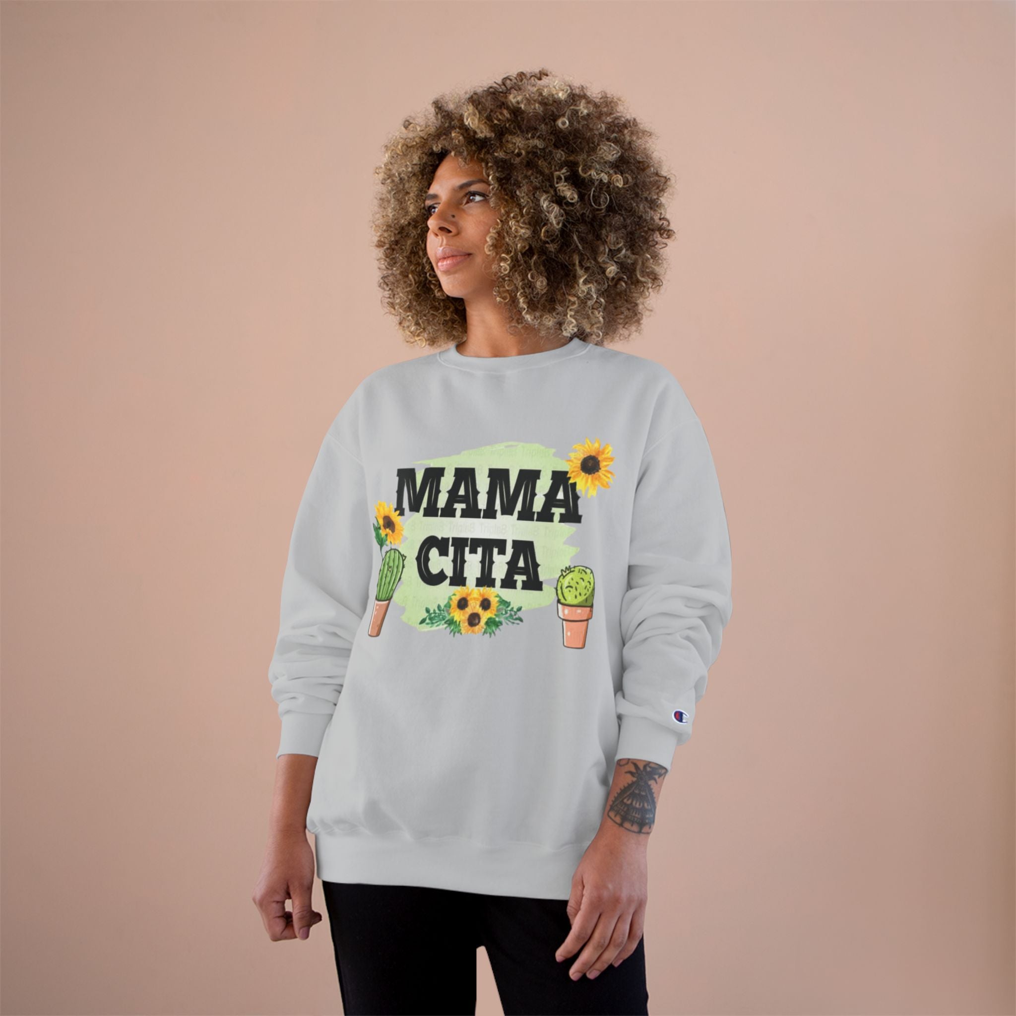 Mama Cita Sweatshirt  Floral Cactus Mother's Day Crewneck
