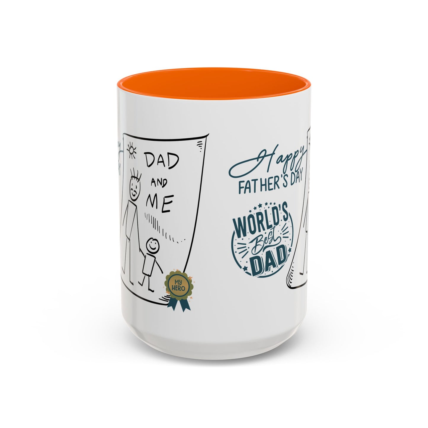 Best Dad Mug Masculine Design Mug Sentimental Fathers Gift Accent Coffee Mug (11, 15oz)