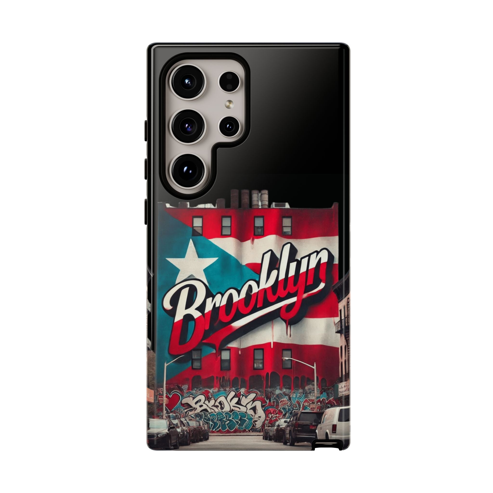 Brooklyn Street Art Phone Case  Urban Graffiti Protective Cover
