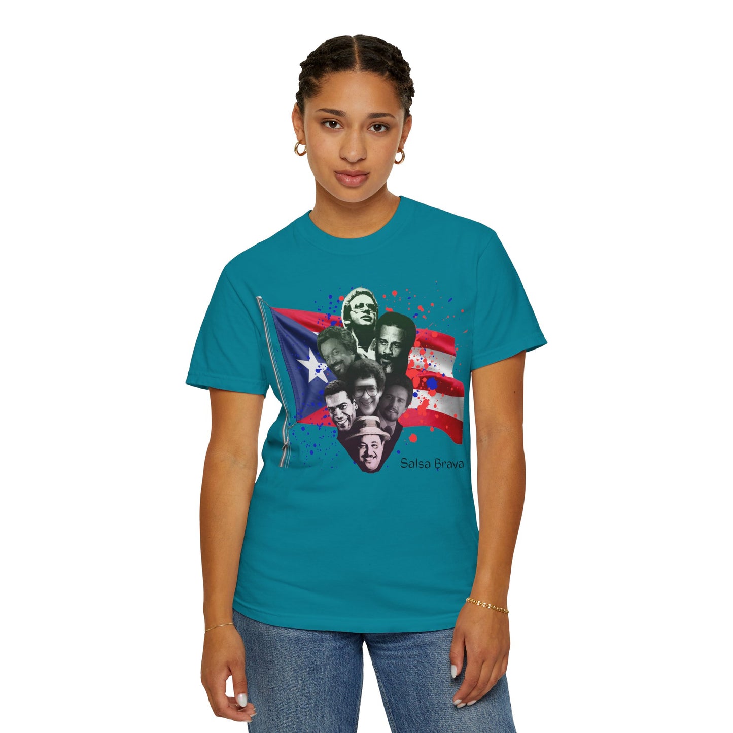 Salsa Brava T-Shirt, Vibrant Puerto Rican Pride Shirt, Gift for Salsa Lovers, Unisex Festival Tee, Caribbean Culture Apparel
