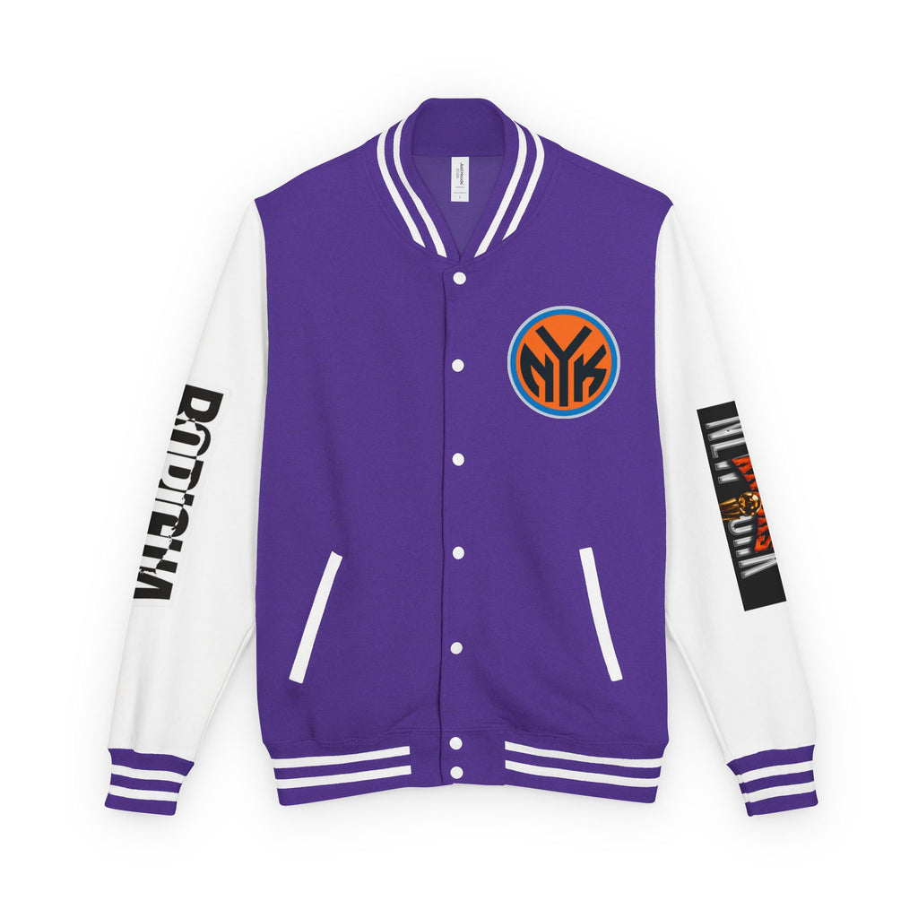Basketball-Inspired Letterman Jacket — Men's Retro Varsity Sports Jacket Jose AlvarTribute Varsity Jacket