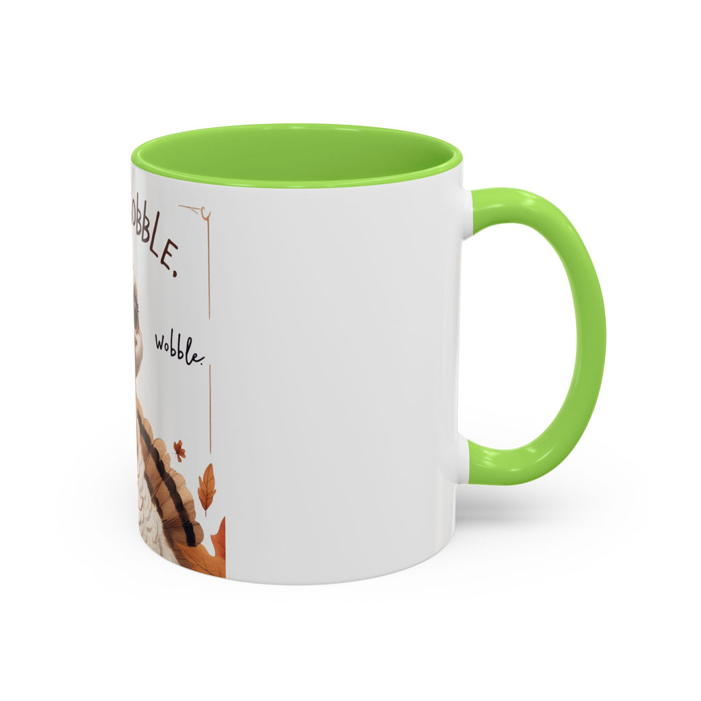Mix cozy, aesthetic, and autumn-inspired sayings 🍁 Whimsical Thanksgiving Mug - Gobble Gobble Design