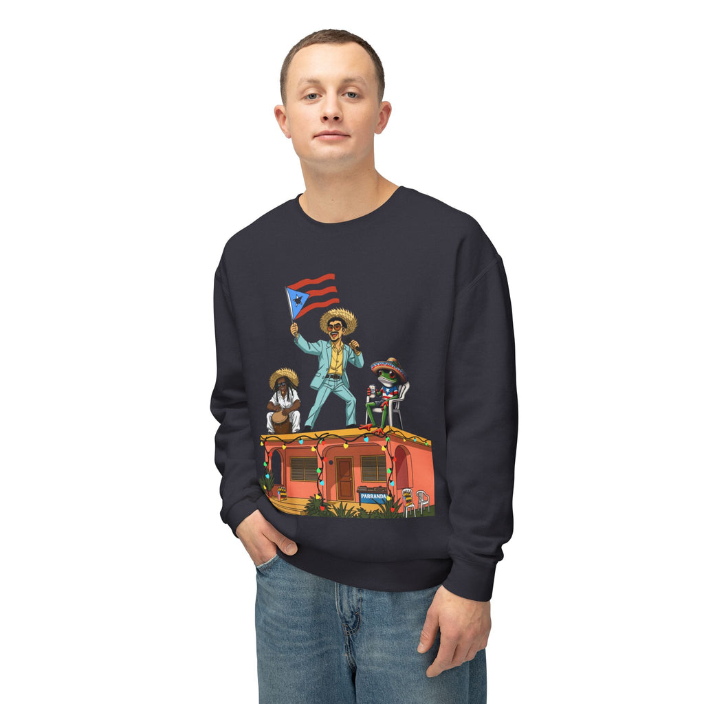Puerto Rican Benito Parade Sweatshirt  Boricua De Pura Cepa Crewneck Puerto Rico Navidades