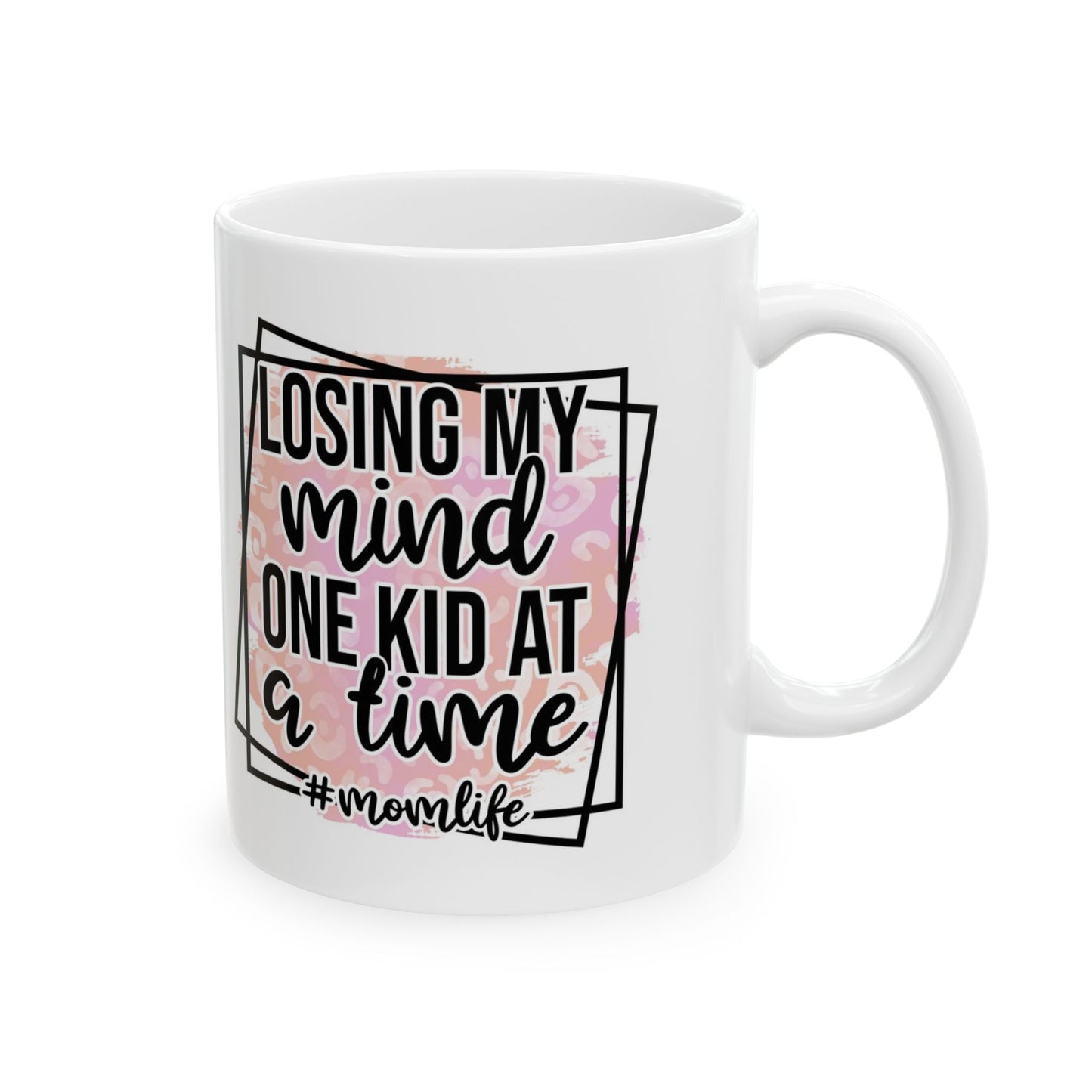 Mindful Moments Ceramic Mug, Coffee Lover Gift, Relaxation Mug, Self-Care Ceramic Cup, Motivational Quote Mug