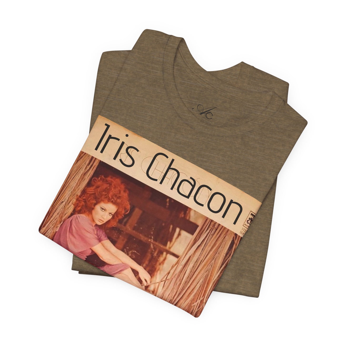 Retro Iris Chacon Unisex Tee, Vintage Music Shirt, Bohemian T-Shirt, Gift for Her, 90s Style Top
