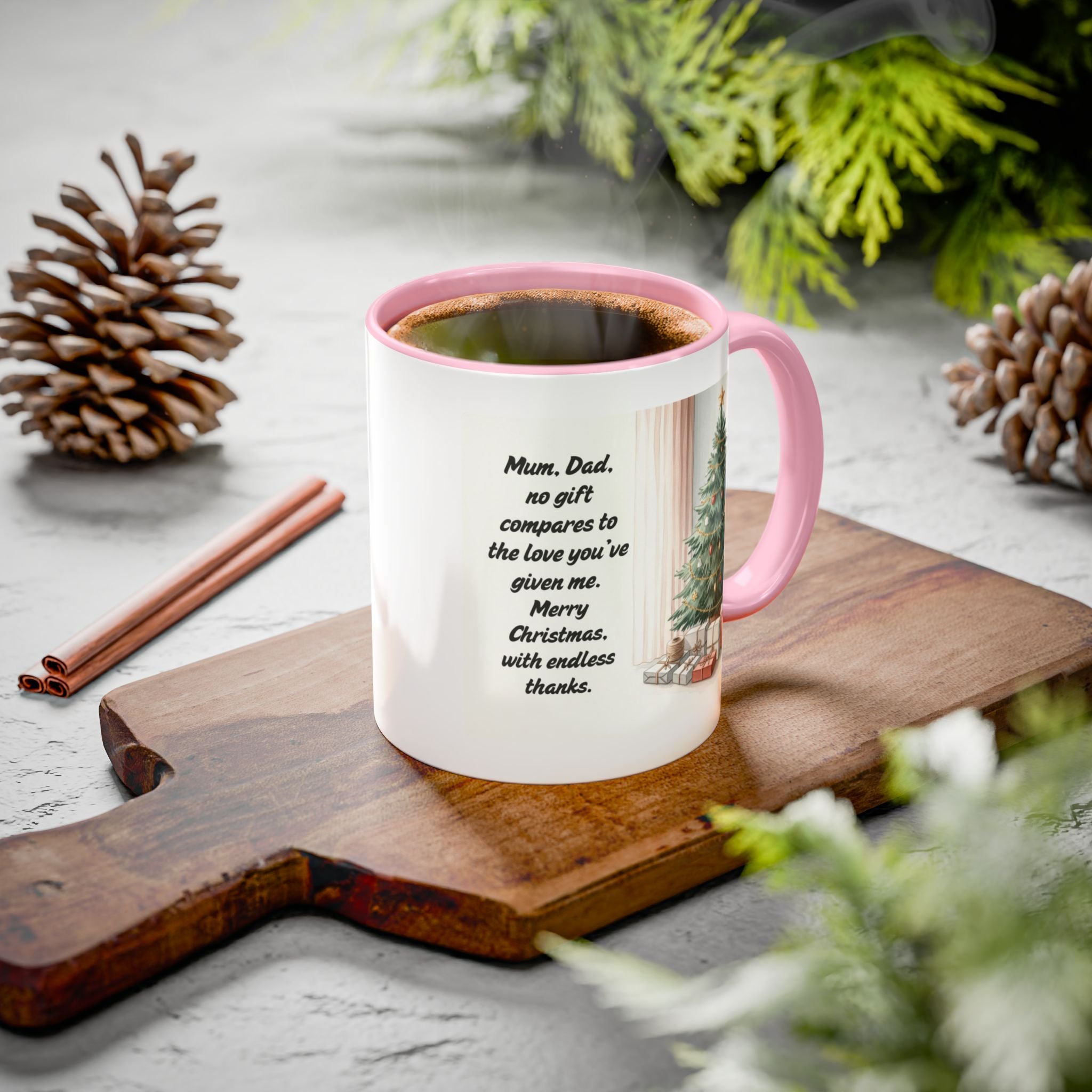 Christmas Mugs  Holiday Coffee Cups with Festive Quotes & Designs  Colorful 11oz & 15oz Coffee Cup with Heartfelt Message