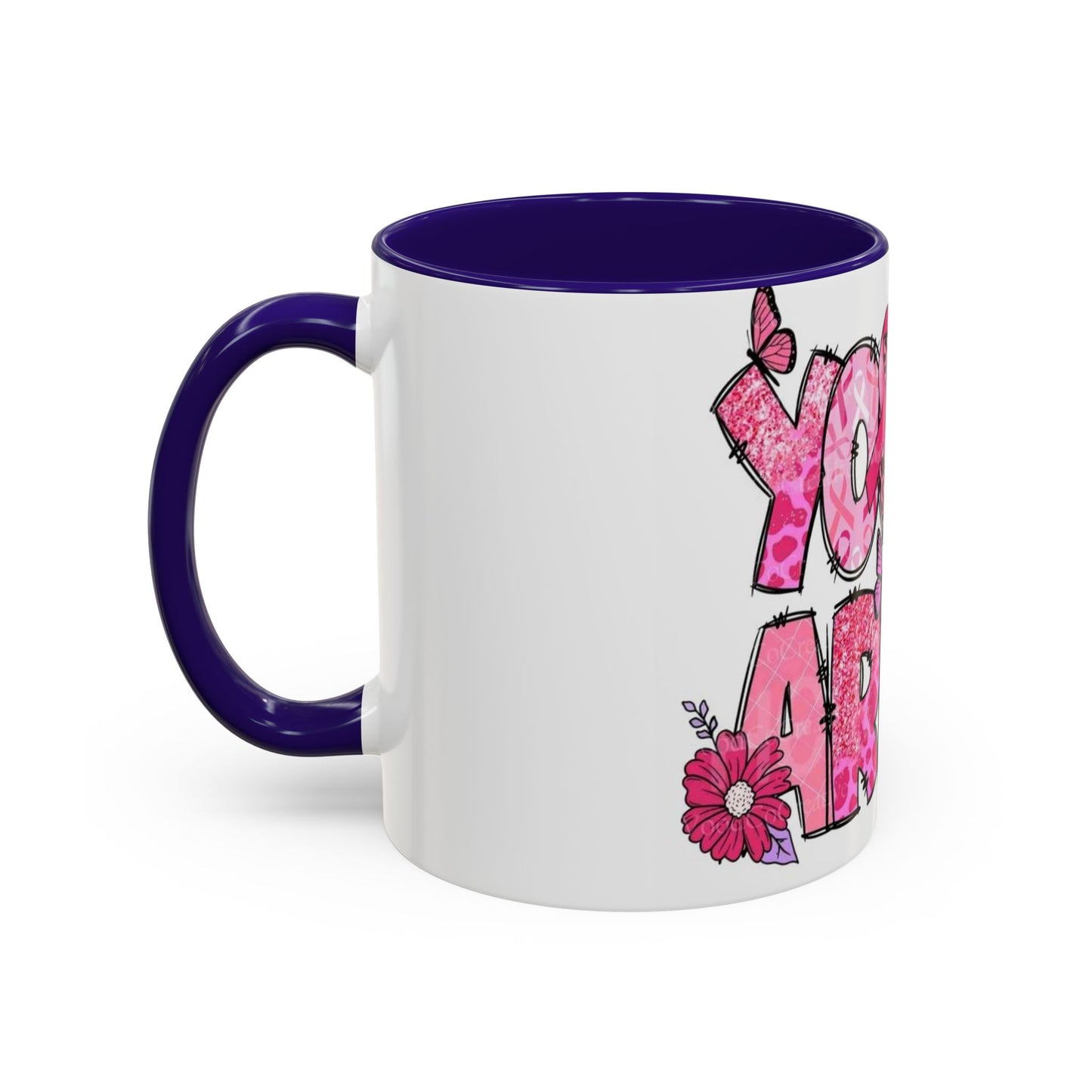 Cancer Hope Collection Empowering Inspirational Mug for Breast Cancer Awareness