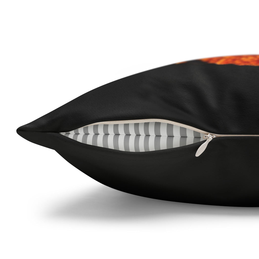 Basketball Christmas Pillowcase — Faux Suede Square Throw Pillow Cover