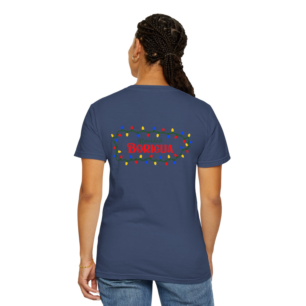 Medalla Light Beer T-Shirt  Navidad Boricua Holiday Tee Puerto Rico’s Navidades