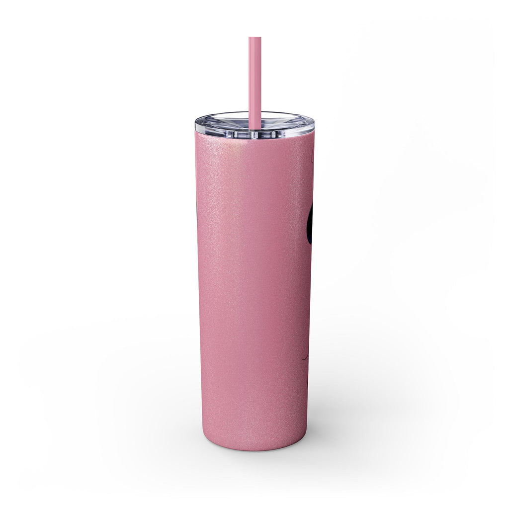 I Love You More Than Travel Tumbler — 20oz Skinny Cup with Straw