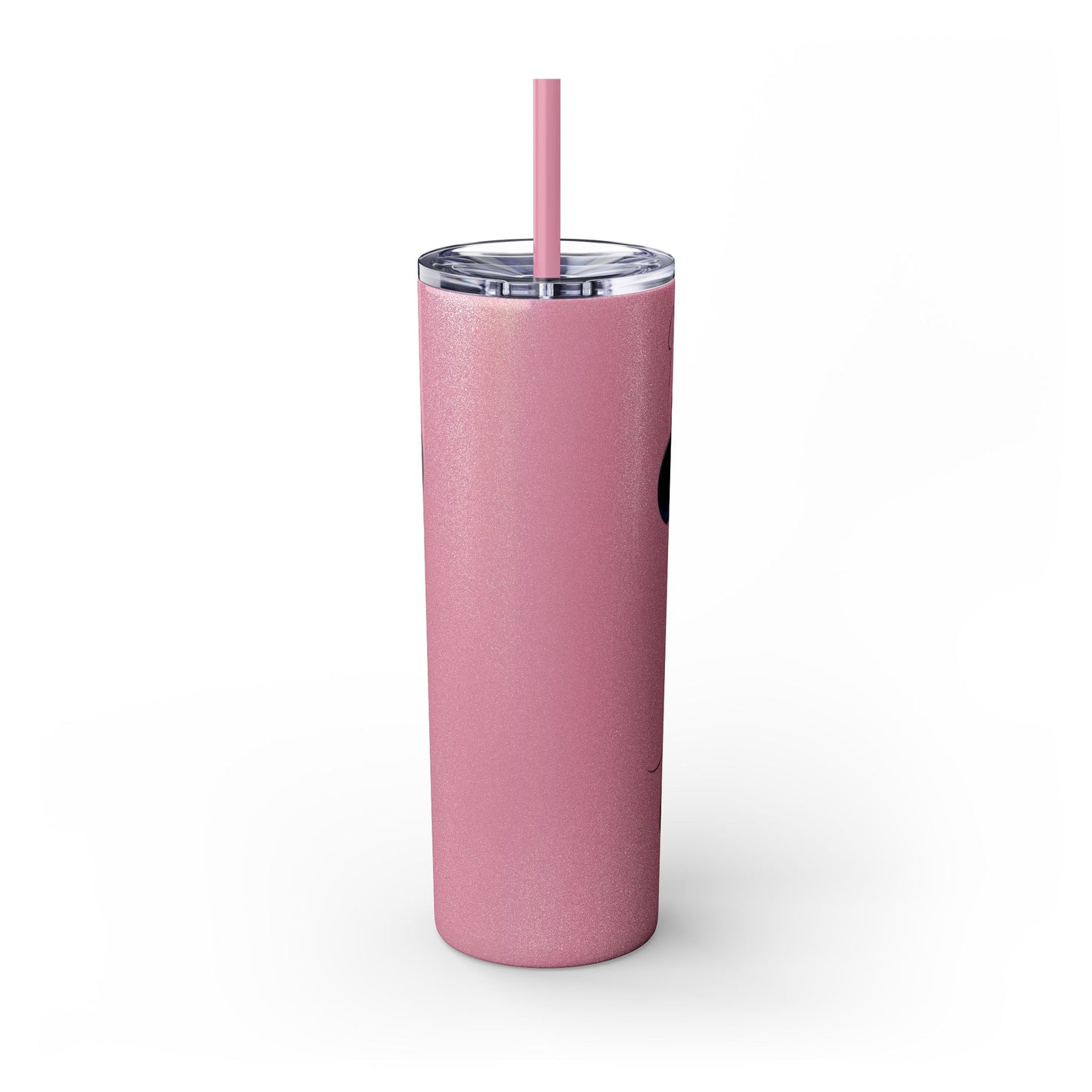 I Love You More Than Travel Tumbler — 20oz Skinny Cup with Straw