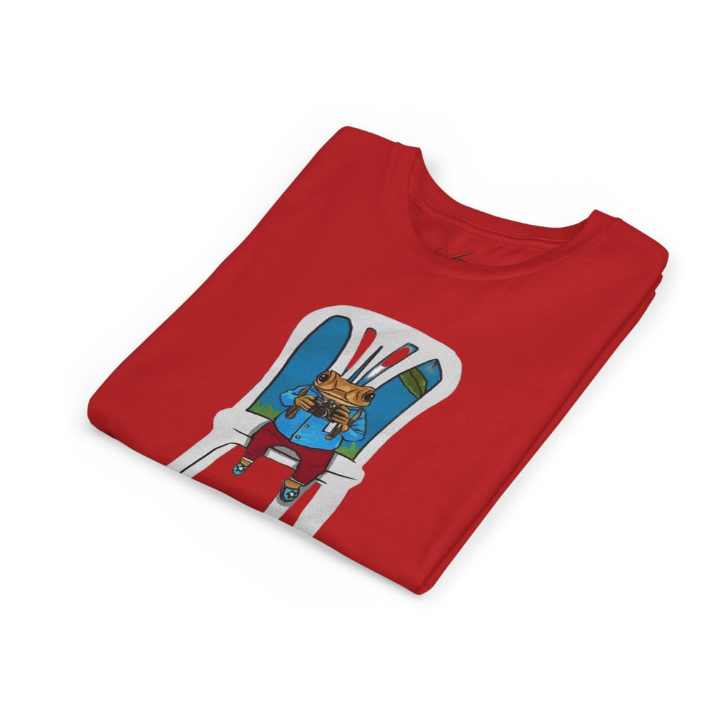 Kids Concho on a High Chair T-Shirt Cute Baby Rabbit Feeding Tee kids PUERTO RICO CHRISTMAS T-SHIRT