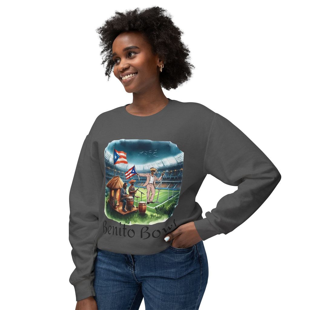 Benito Bowl Sweatshirt  Puerto Rican Tailgate SuperBowl Crewneck