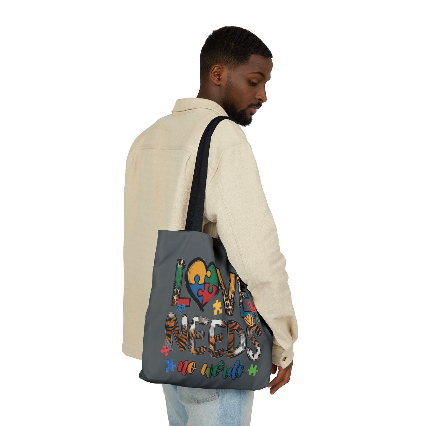 Colorful Love Needs Tote Bag
