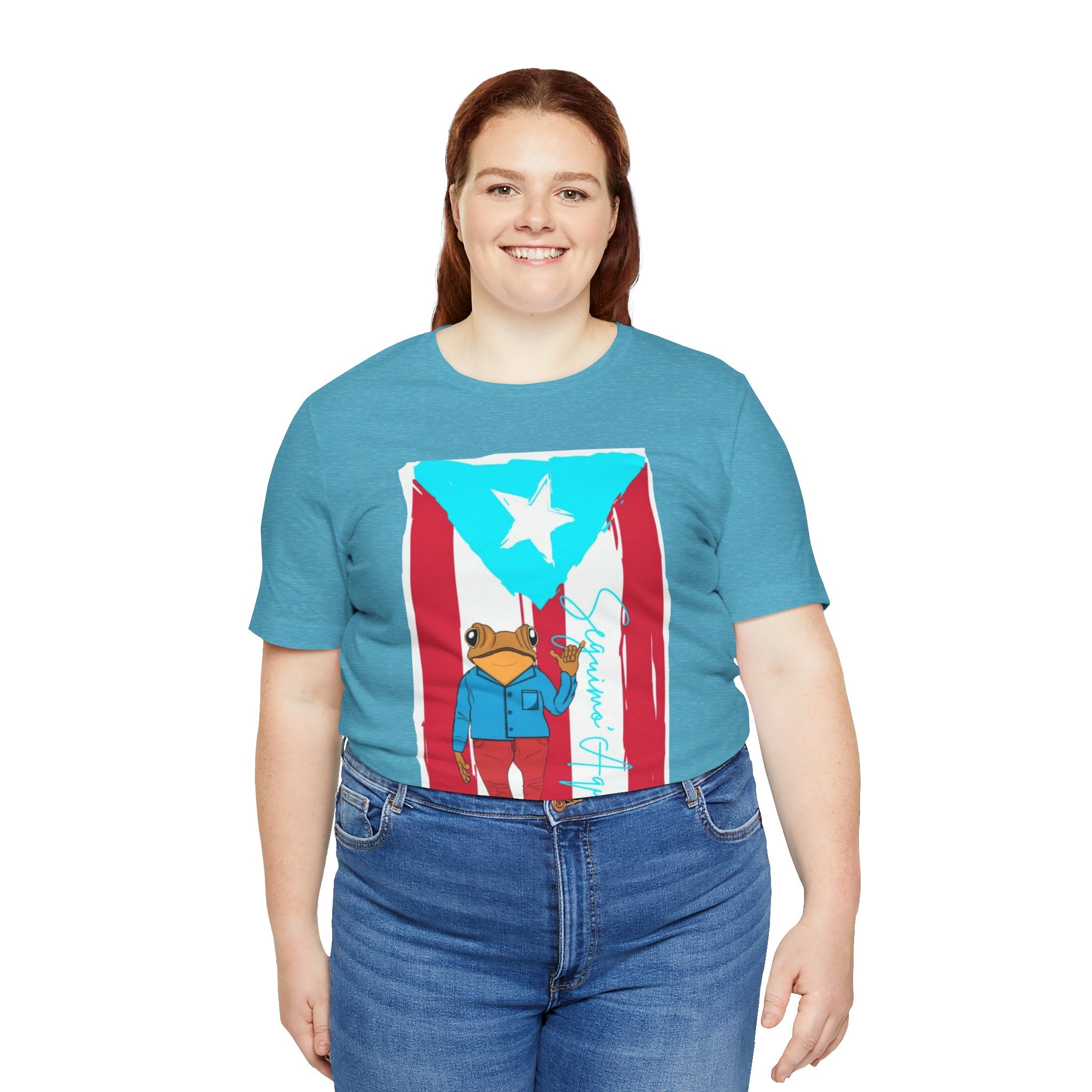 Puerto Rican Coqui Flag T‑Shirt  Boricua Pride Tee